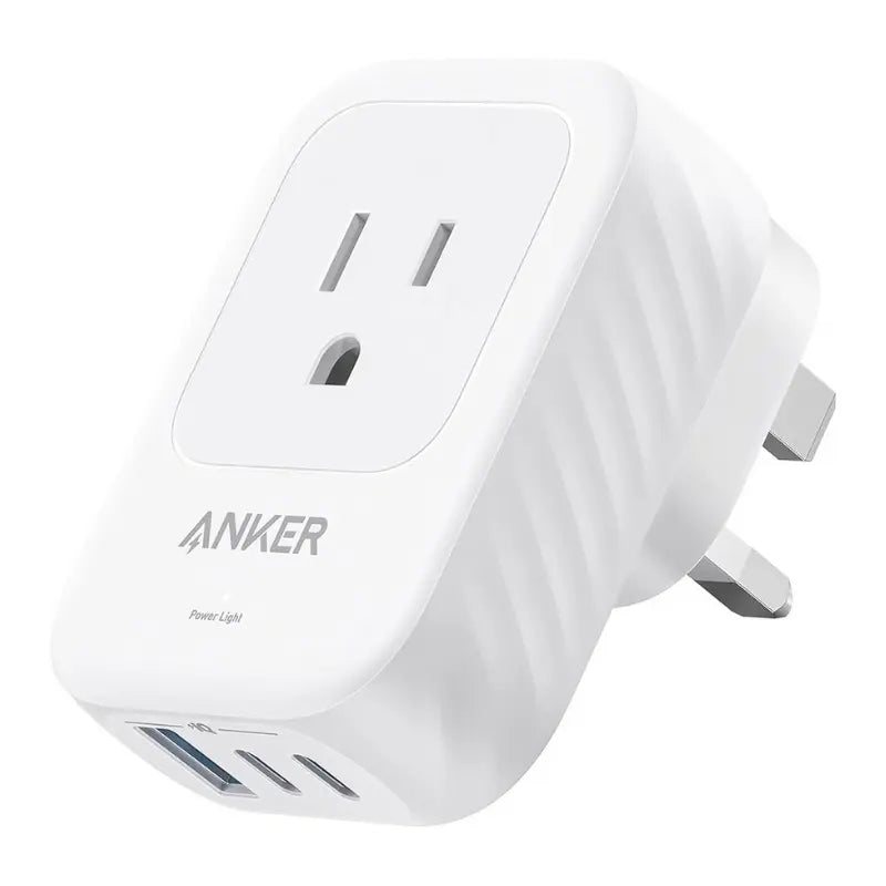 Anker Travel Adapter 5-in-1 2AC 2C 1A Ports 15W UK