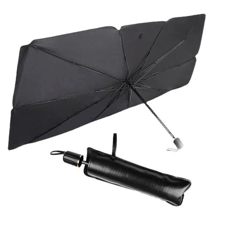 Car Windshield Umbrella Black