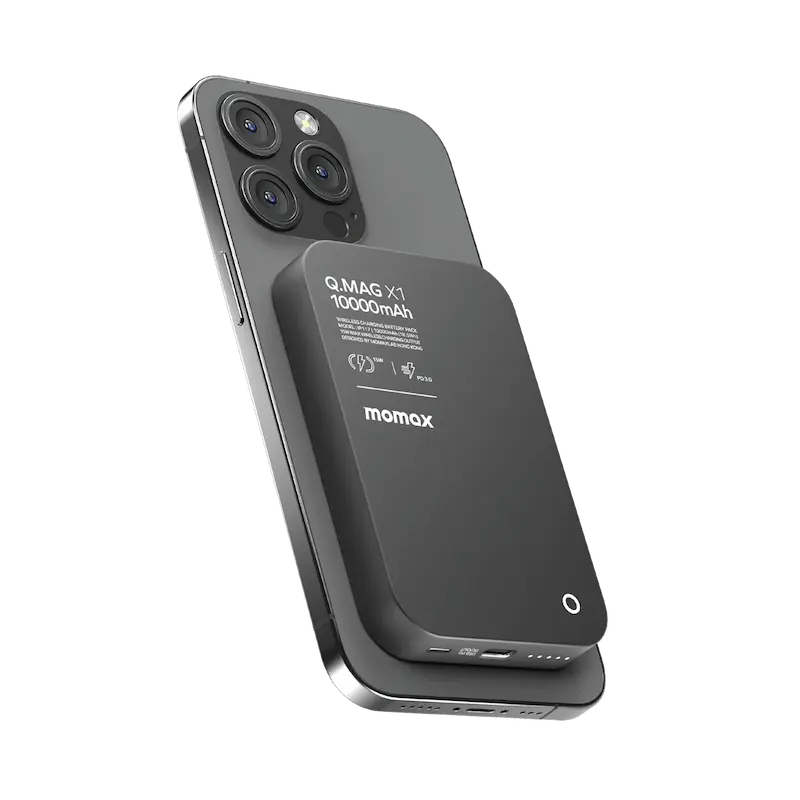 MOMAX Q.MAG X1 MAGNETIC WIRELESS BATTERY PACK 10000mAh 20W