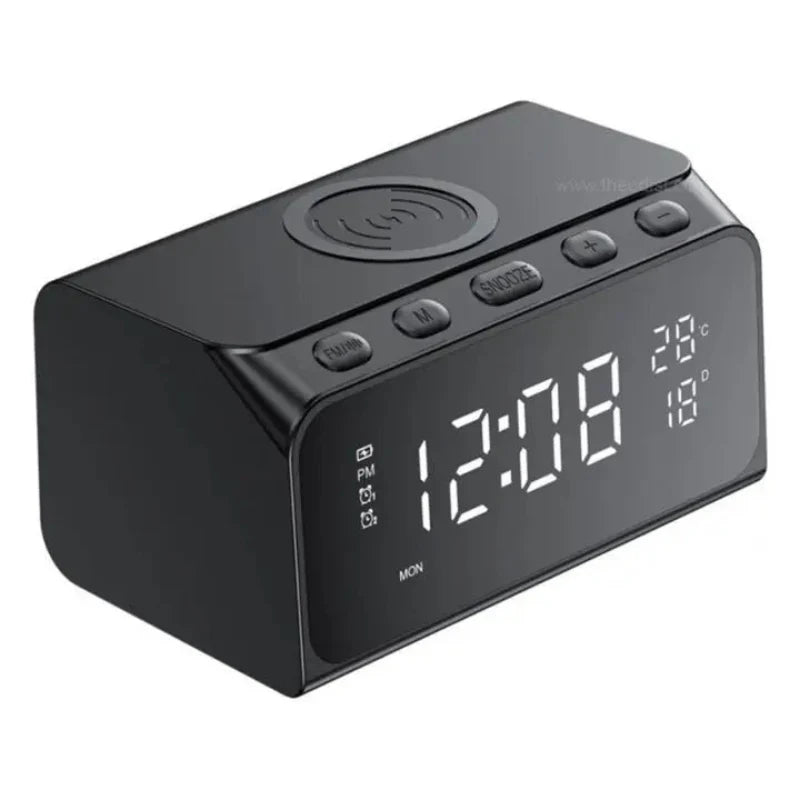 Havit W3041 Wireless charger with clock شاحن مع منبه