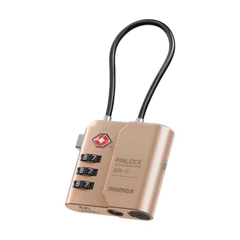 Momax PinLock BR15 TSA Padlock Find my locator قفل و متعقب