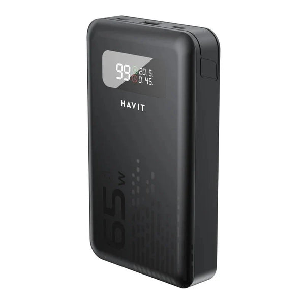 Havit PB5212 Power bank 20000mA 100W with 2 cable شاحن طوارئ