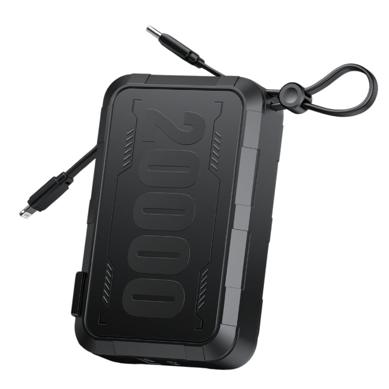 Havit PB5231 Power bank 20000mA 22.5W with 2cable شاحن طوارئ