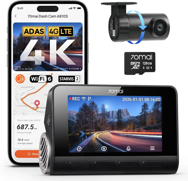 Xiaomi 70mai A810 HDR 4K Dash Cam