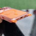 iPhone 17 Pro Max Clear Orange MagSafe Case with Strap - 6