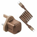 Momax Bundle Set 30W 1-Port GaN Charger + 60W USB-C to USB-C Magnetic Cable - 1