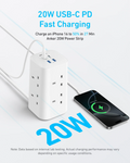 Anker Power Strip 20W USB C Fast Charging - 5