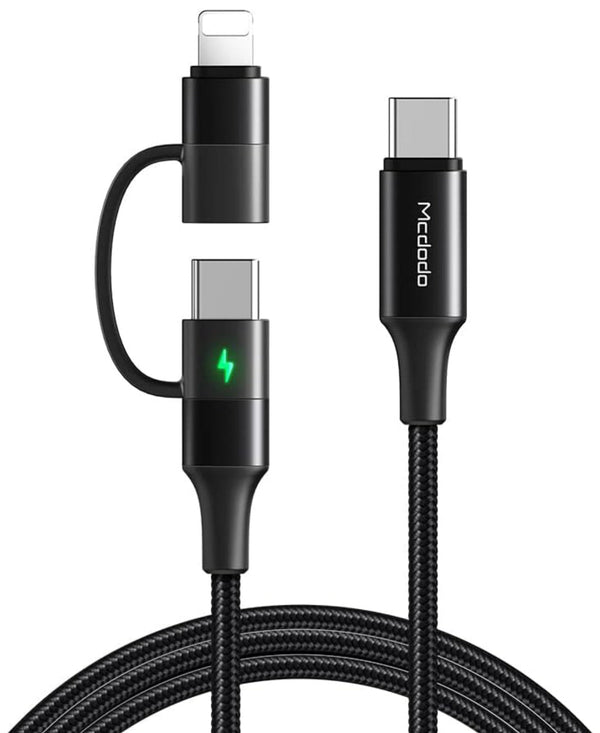 Mcdodo Cable 2 In 1 Type C to Type C - LightningQuick Charge PD 1.8 M