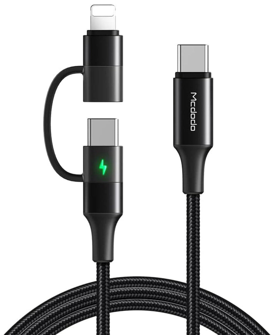 Mcdodo Cable 2 In 1 Type C to Type C - LightningQuick Charge PD 1.8 M