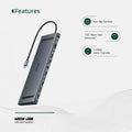 Green Lion 12 in 1 4K HDMI Ethernet USB-C HUB - 6