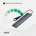 Green Lion 12 in 1 4K HDMI Ethernet USB-C HUB - 8