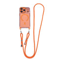 iPhone 17 Pro Max Clear Orange MagSafe Case with Strap - 2