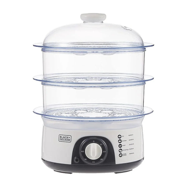 Black&Decker HS6000-B5 FOOD STEAMER 775W جهاز تبخير الطعام