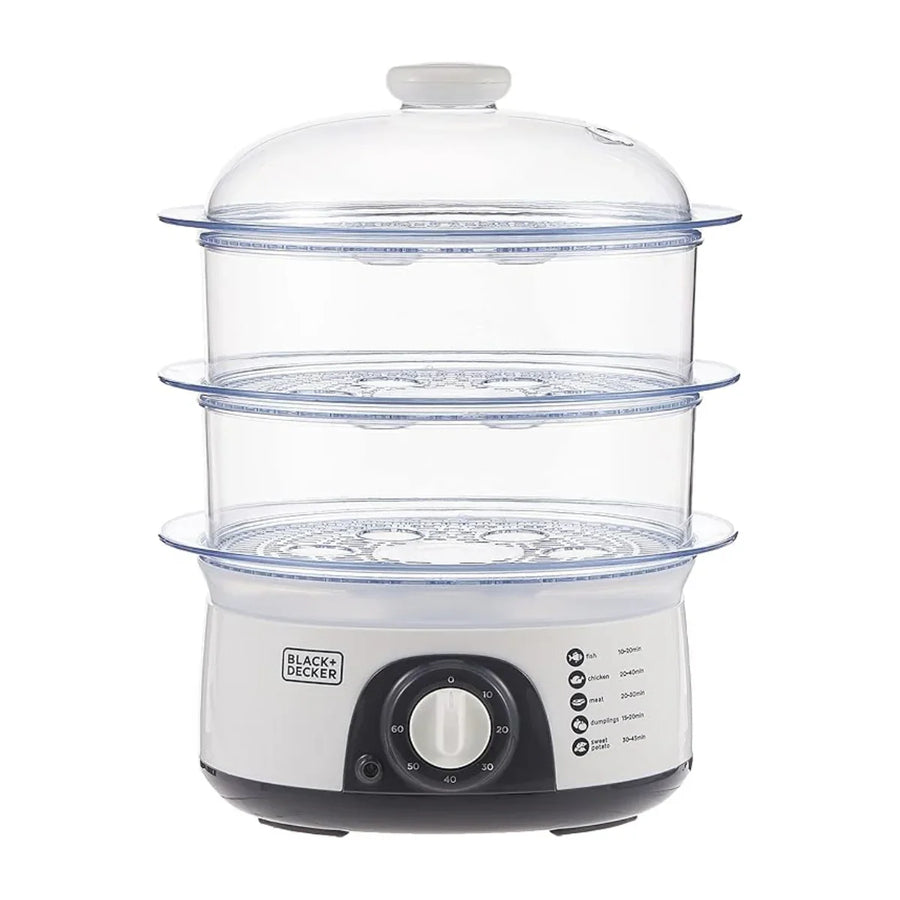 Black&Decker HS6000-B5 FOOD STEAMER 775W جهاز تبخير الطعام