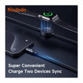Mcdodo 2-in-1 USB-C to Lightning cable + Apple Watch charger, 36W, 1.5m - 5
