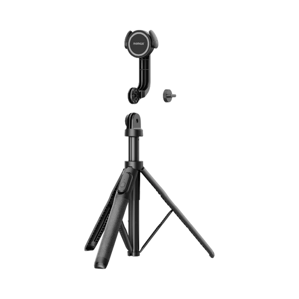 Momax 1-Snap Pole Magnetic Tripod Selfie Stick with Wireless Remote