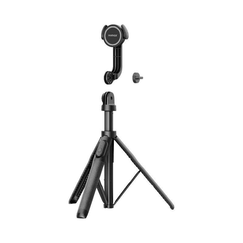 Momax 1-Snap Pole Magnetic Tripod Selfie Stick with Wireless Remote