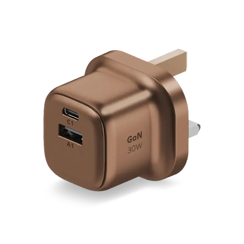 Momax 1-Charge 2-Port GaN Charger 30W