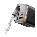 Mcdodo 40W 1C+1A Digital Display GaN Charger Built-in 65cm retractable USB-C Cable UK - 3