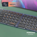 Porodo Transparent Bluetooth Folding Keyboard - 2
