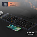Porodo Transparent Bluetooth Folding Keyboard - 7