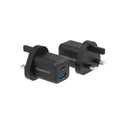 Powerology 35W PD QC 1xUSB-C 35W and 1xUSB-A 18W GaN Charger UK with USB-C Cable - 2