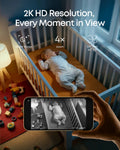 eufy C10 4.5" Smart Video Baby Monitor with 2K Pan - 3