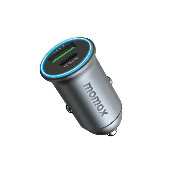 Momax MoVe 30W Dual-Port Car Charger