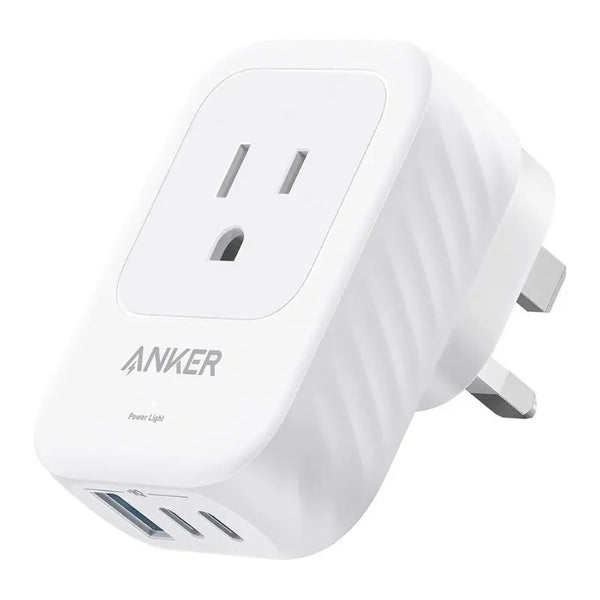 Anker Travel Adapter 5-in-1 2AC 2C 1A Ports 15W UK