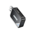 Anker 2-in-1 USB 3.0 Portable Card Reader  قارئ بطاقات محمول 2 في 1 من انكر - 1