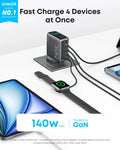 Anker Zolo Charge 140W 3C 1A GaN With 1.5m USB-C Cable - 4