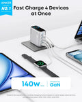 Anker Zolo Charge 140W 3C 1A GaN With 1.5m USB-C Cable - 2