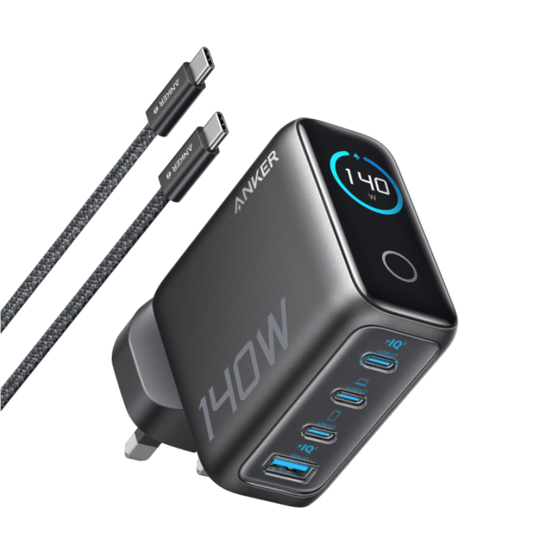 Anker Zolo Charge 140W 3C 1A GaN With 1.5m USB-C Cable