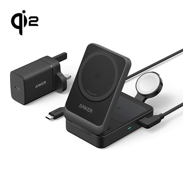 Anker MagGo 15W 3-in-1 Charging Station Qi2