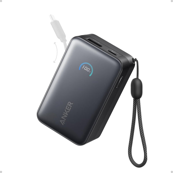Anker Nano Power Bank 10K 45W Built-In Retractable USB-C Cable