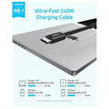 Anker Zolo USB C to USB C 1.8m 240W Braided Fast Charging Cable - 2