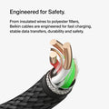 Belkin BoostCharge Braided USB-C to USB-A Cable 3M - 5