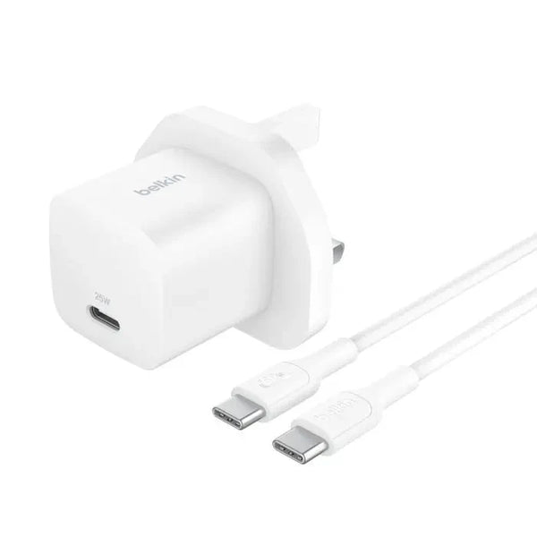 Belkin BoostCharge USB-C Wall Charger 25W + USB-C to USB-C Cable