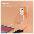 Momax World+ 25W 3-Port with Built-in USB-C Cable + AC Travel Adaptor - 4