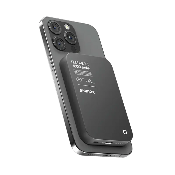 MOMAX Q.MAG X1 MAGNETIC WIRELESS BATTERY PACK 10000mAh 20W