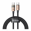 Mcdodo 100W USB-C to USB-C Transparent Cable with Charging Light 1.2m - 2