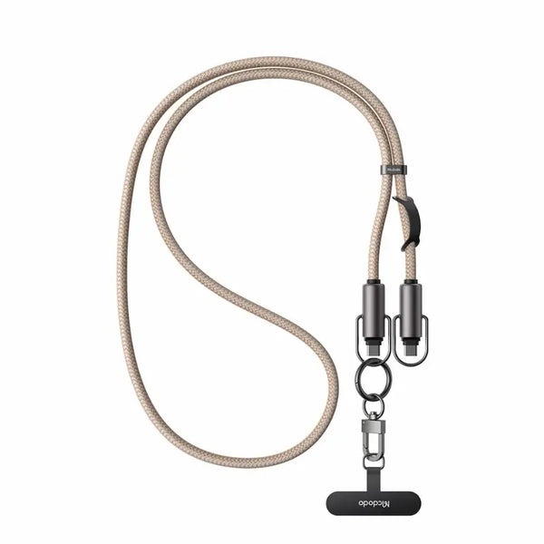 Mcdodo 60W 2 in 1 USB-C to USB-C Charging Crossbody Phone Lanyard 1.2m