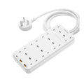 MOMAX ONEPLUG 8-Outlet Power Strip With 2X-USB + PD20W سيار كهربائي - 2