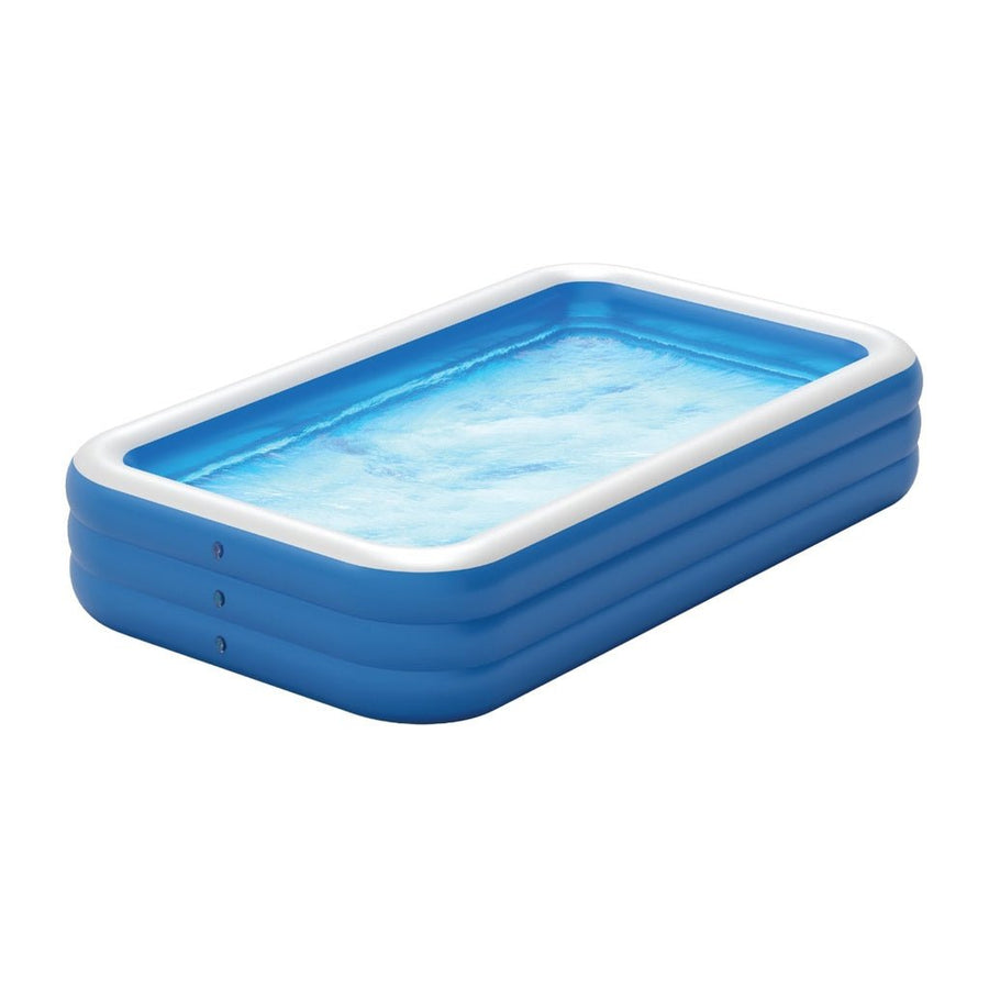 Green Lion Inflatable Big Swimming Pool Blue