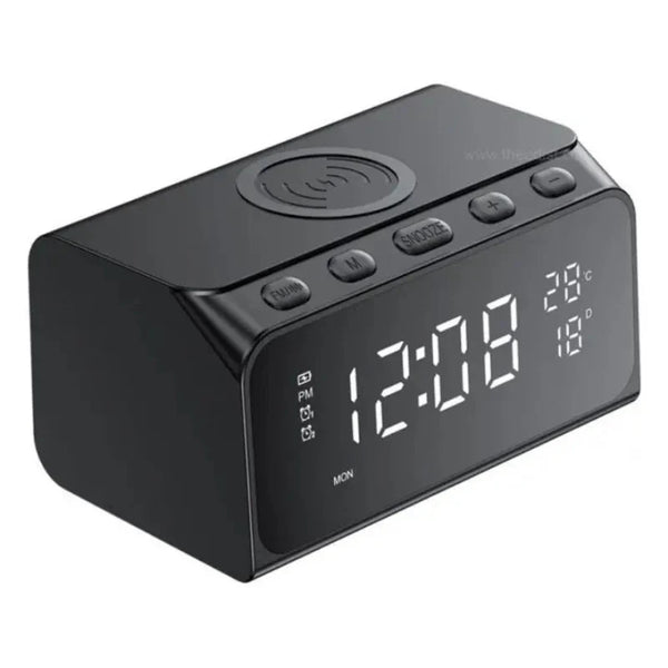 Havit W3041 Wireless charger with clock شاحن مع منبه