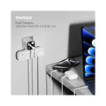 Momax Charge Work Flow T-shaped Extention 3 Socket with USB - 5