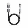 Mcdodo 4-in-1 Data Cable, 1.2 meters long, with magnetic connectors - 1