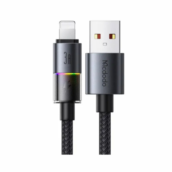 Mcdodo USB-A to Lightning Cable with 7 Colorful Lights 1.2m