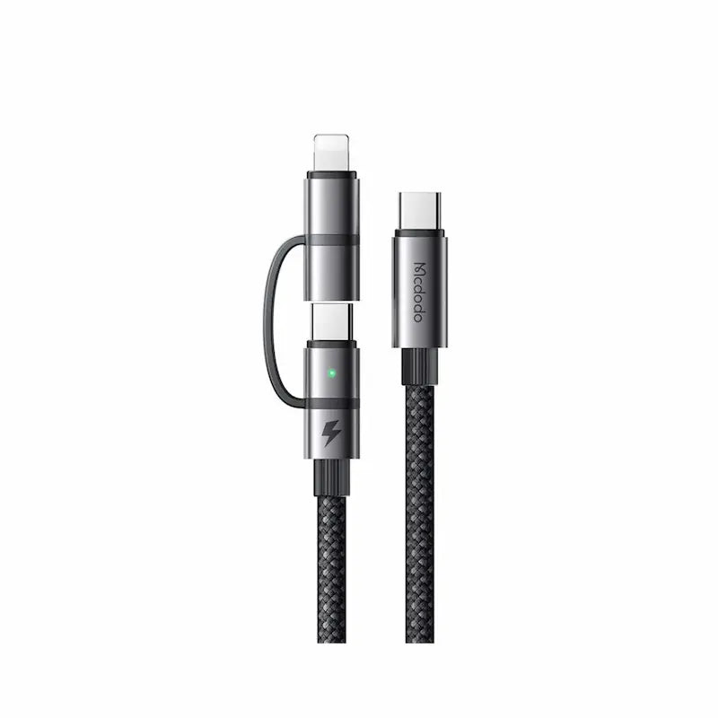 Mcdodo 2 in 1 USB 3 Cable USB-C to USB-C+LTG 1.2M