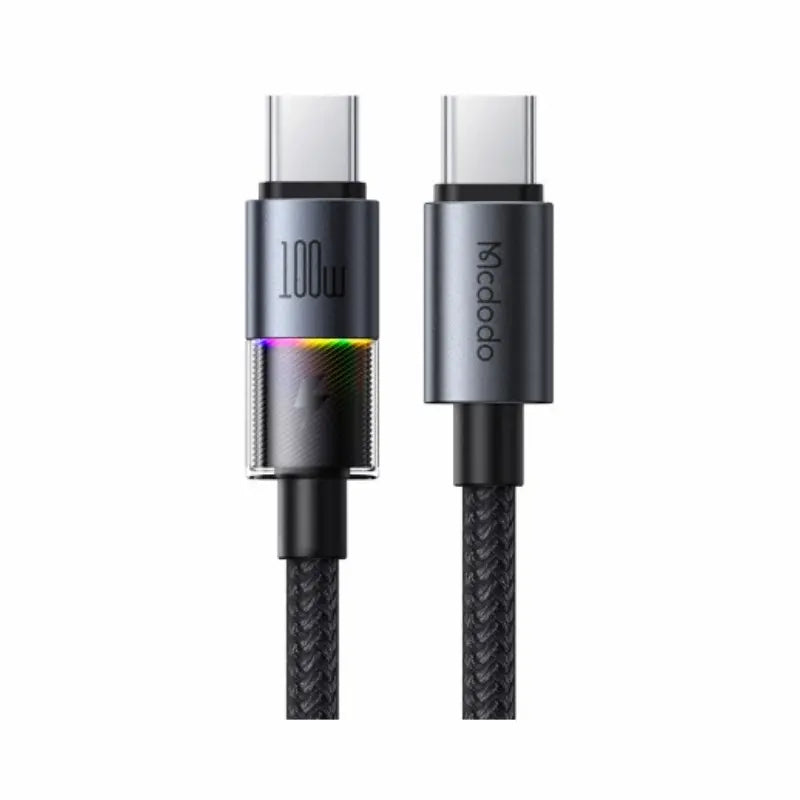 Mcdodo USB-C to USB-C Cable with 7 Colorful Lights 1.2m